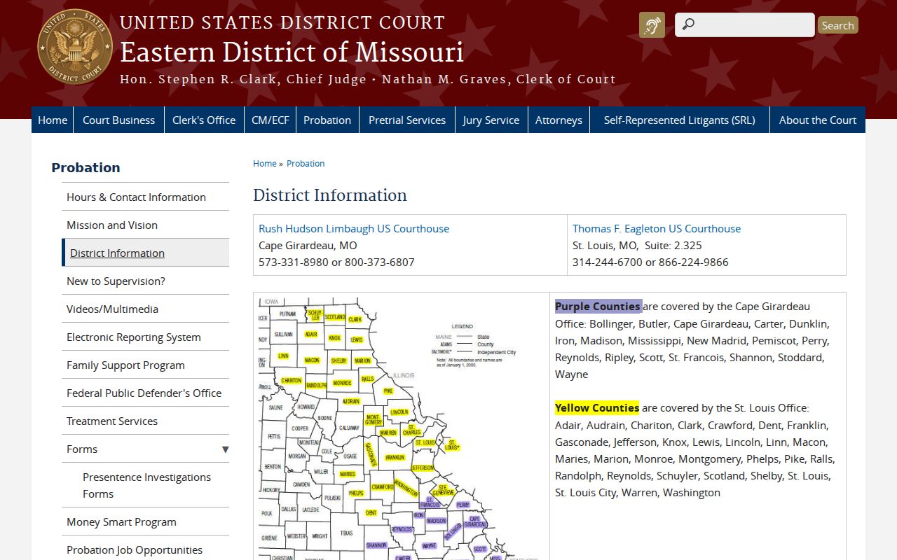 Pemiscot County court docket federal district reference